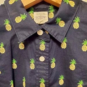 J. Crew Tops - J. Crew Pineapple Print Button Down J. Crew Tops - J. Crew Pineapple Print Button Down